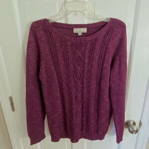 Carolyn Taylor loose knit sweater size L